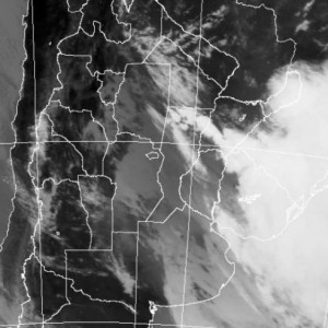 Tormentas “puntualmente fuertes” en el norte del país